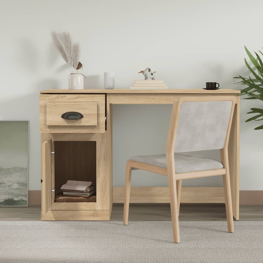 Bureau Sonoma Eiken 115cm - Nieuwstaat, 47% Korting!