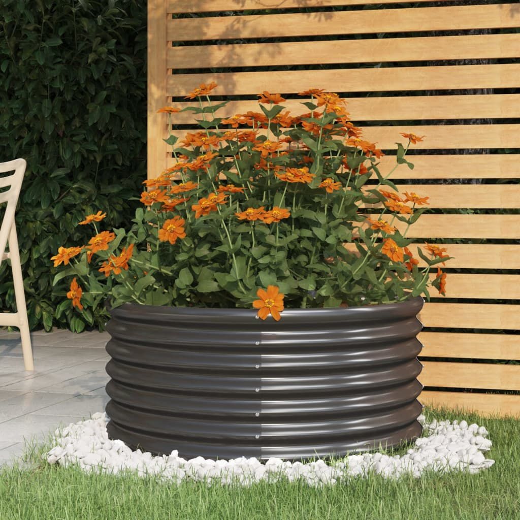 VidaXL Plantenbak Antraciet 80x80 - Nieuwstaat - 35% Korting!