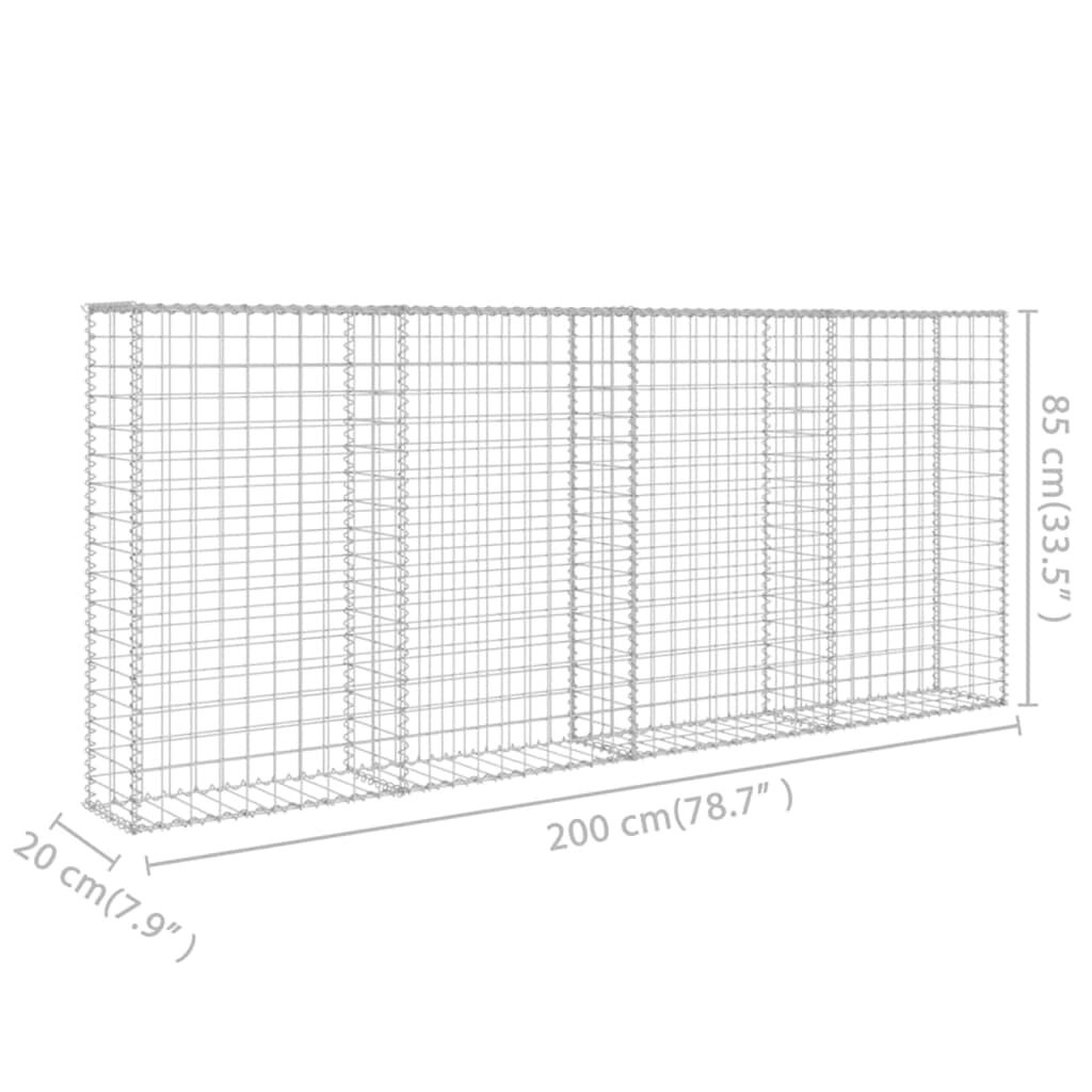 Schanskorfmuur 200x20x85 cm - 35% Korting!