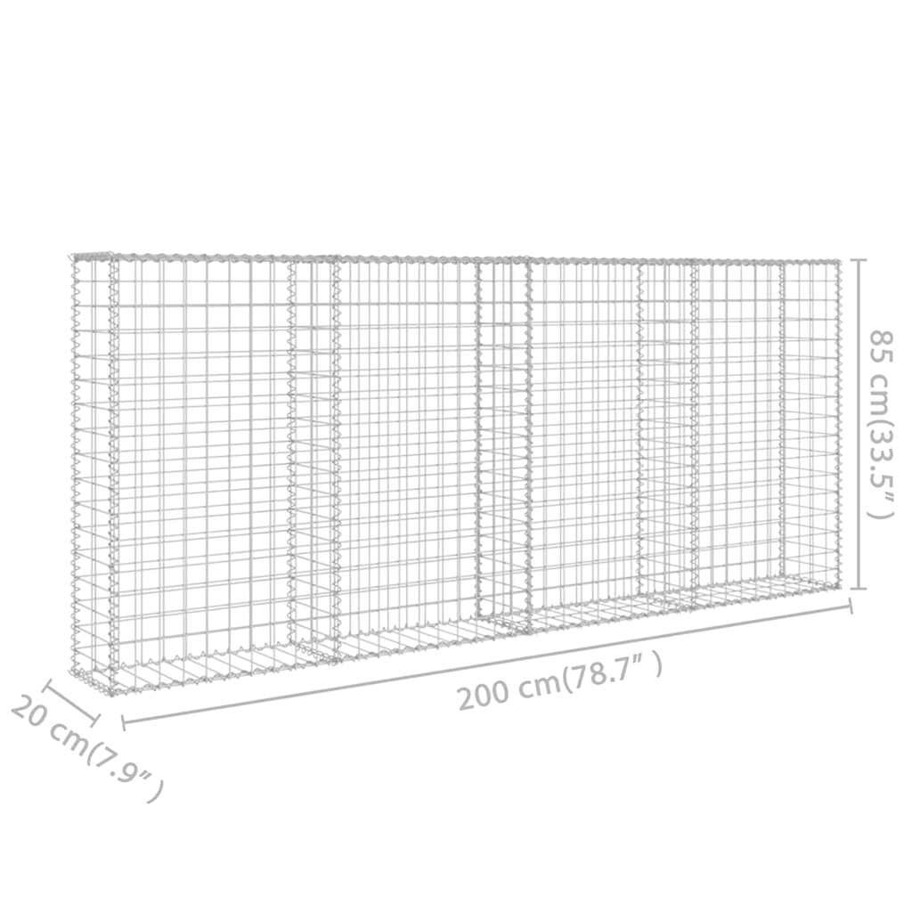 Schanskorfmuur 200x20x85 cm - 35% Korting!