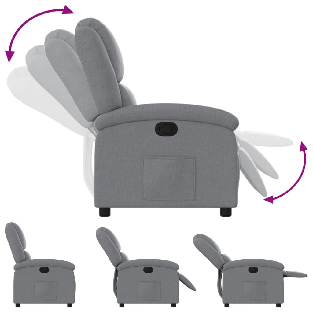vidaXL Verstelbare Fauteuil Lichtgrijs - 35% Korting!