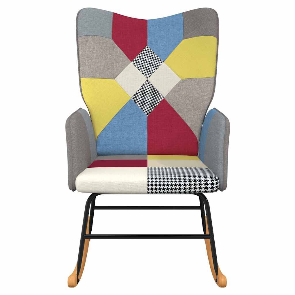 vidaXL Schommelstoel Patchwork - 35% Korting!