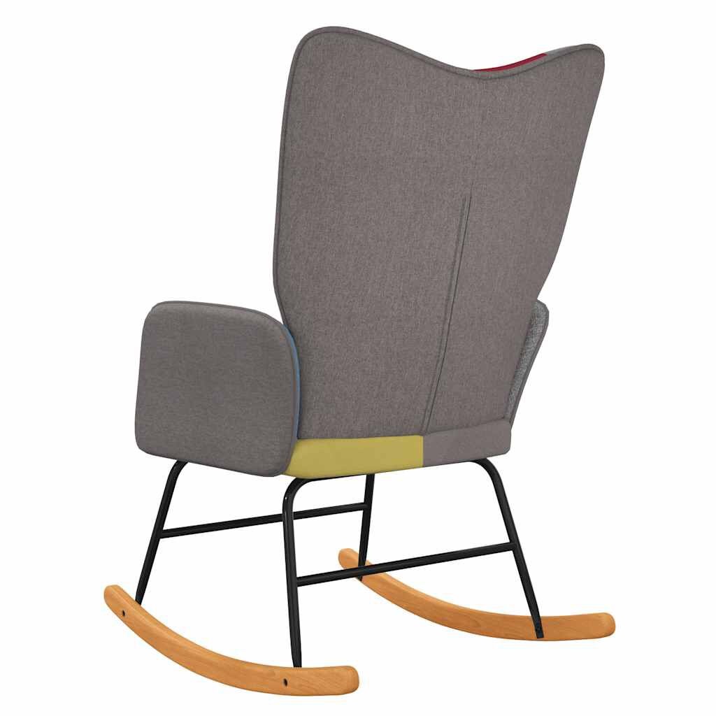 vidaXL Schommelstoel Patchwork - 35% Korting!