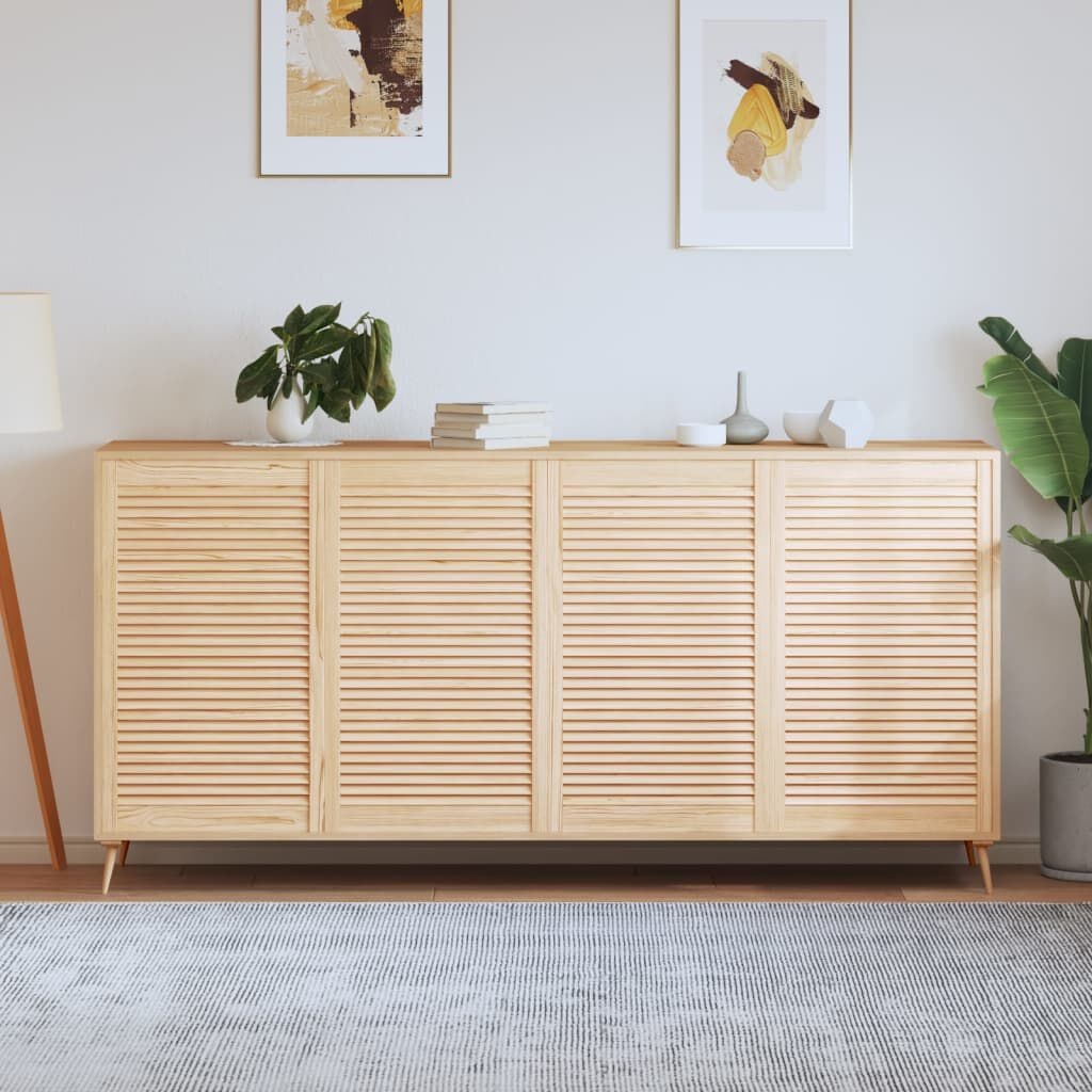 vidaXL Lamellen Kastdeuren Grenen (4 st) - 60% Korting!