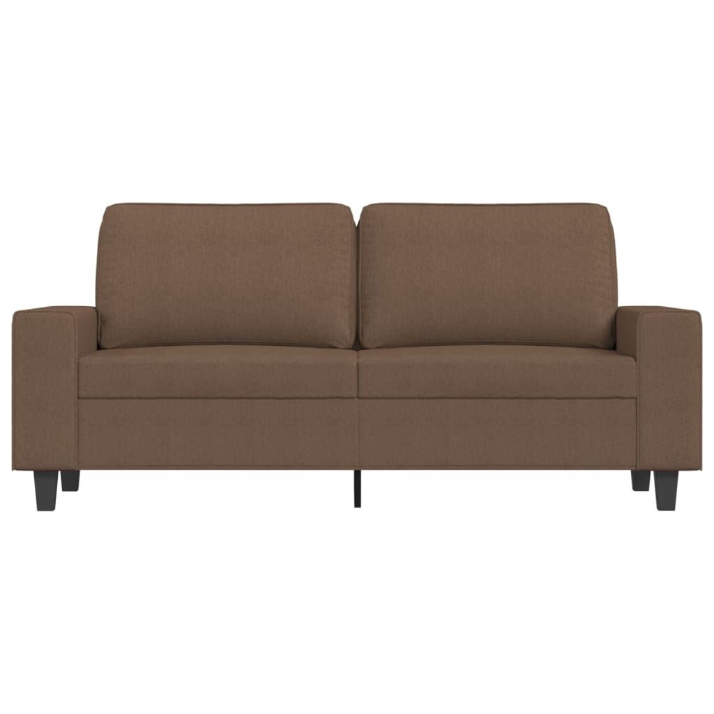vidaXL Tweezitsbank Bruin - 140cm - 35% Korting!