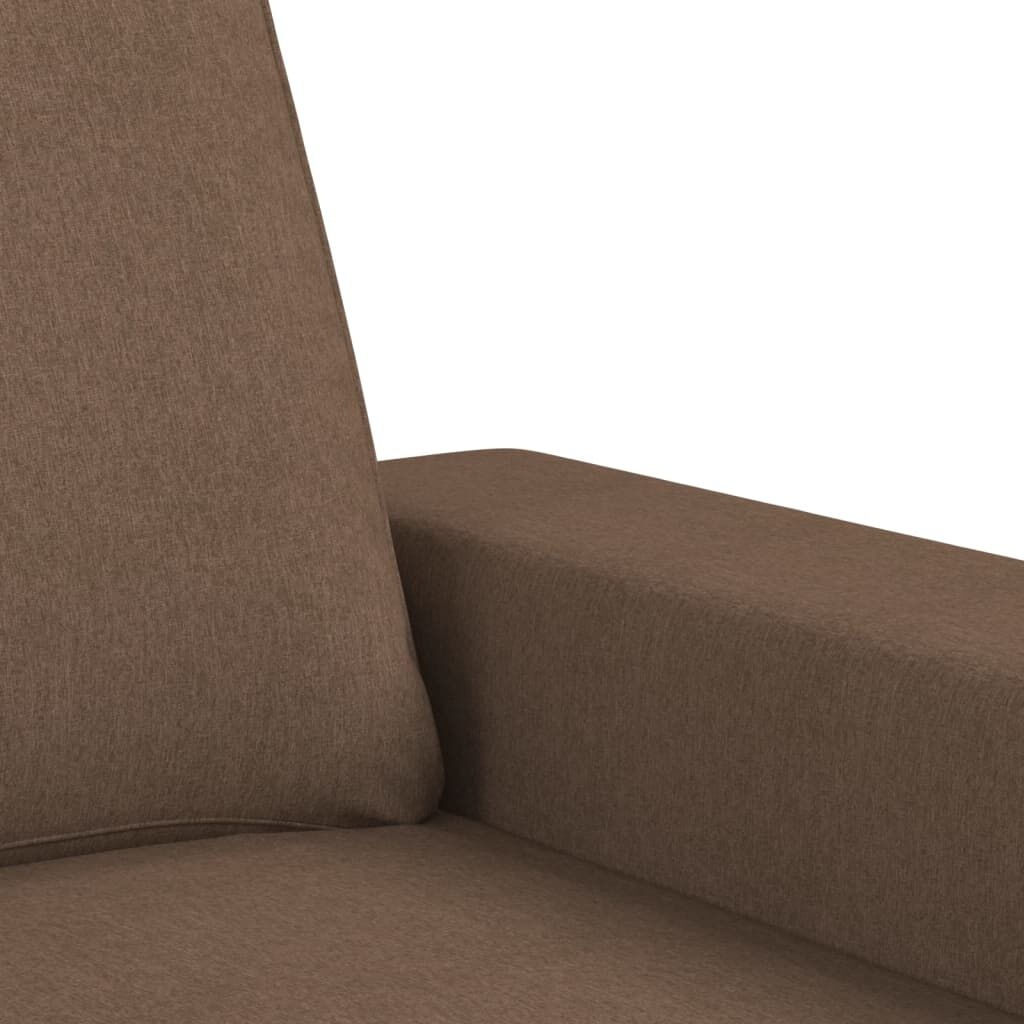 vidaXL Tweezitsbank Bruin - 140cm - 35% Korting!