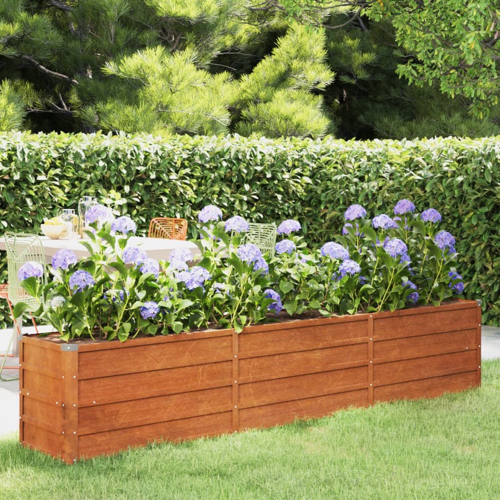VidaXL Cortenstaal Plantenbak 240cm - 35% Korting!