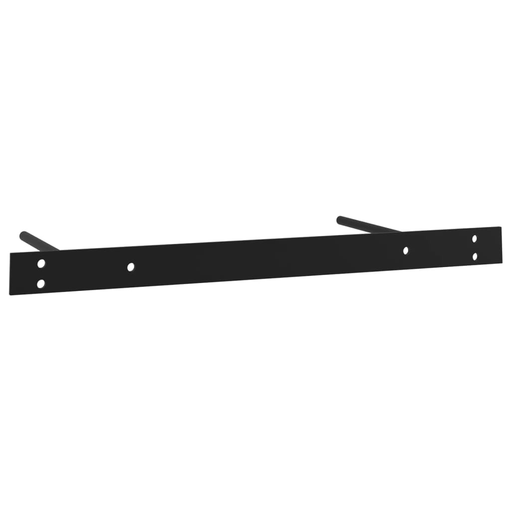 Wandschap met lade zwart 80cm - 35% korting!