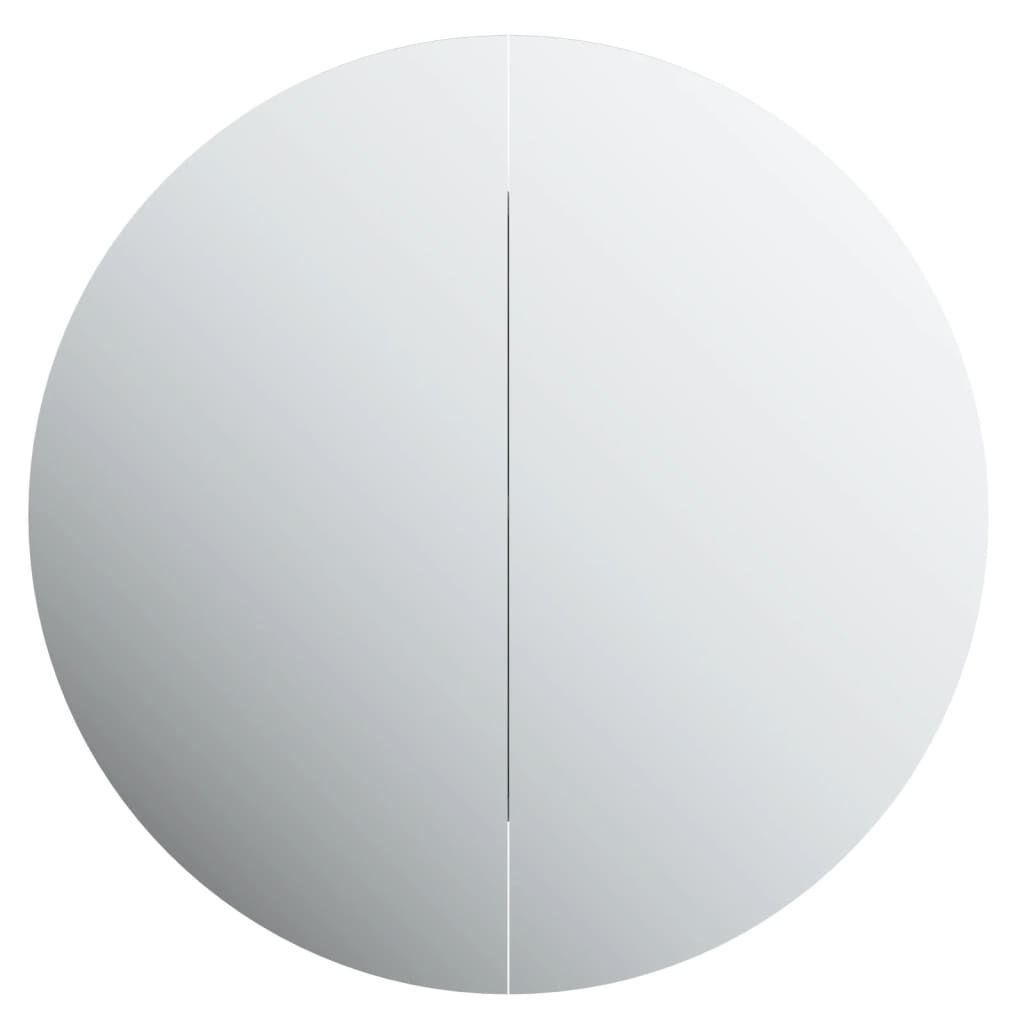 vidaXL Badkamerkast met LED Spiegel - 54cm - Wit - 35% Korting!