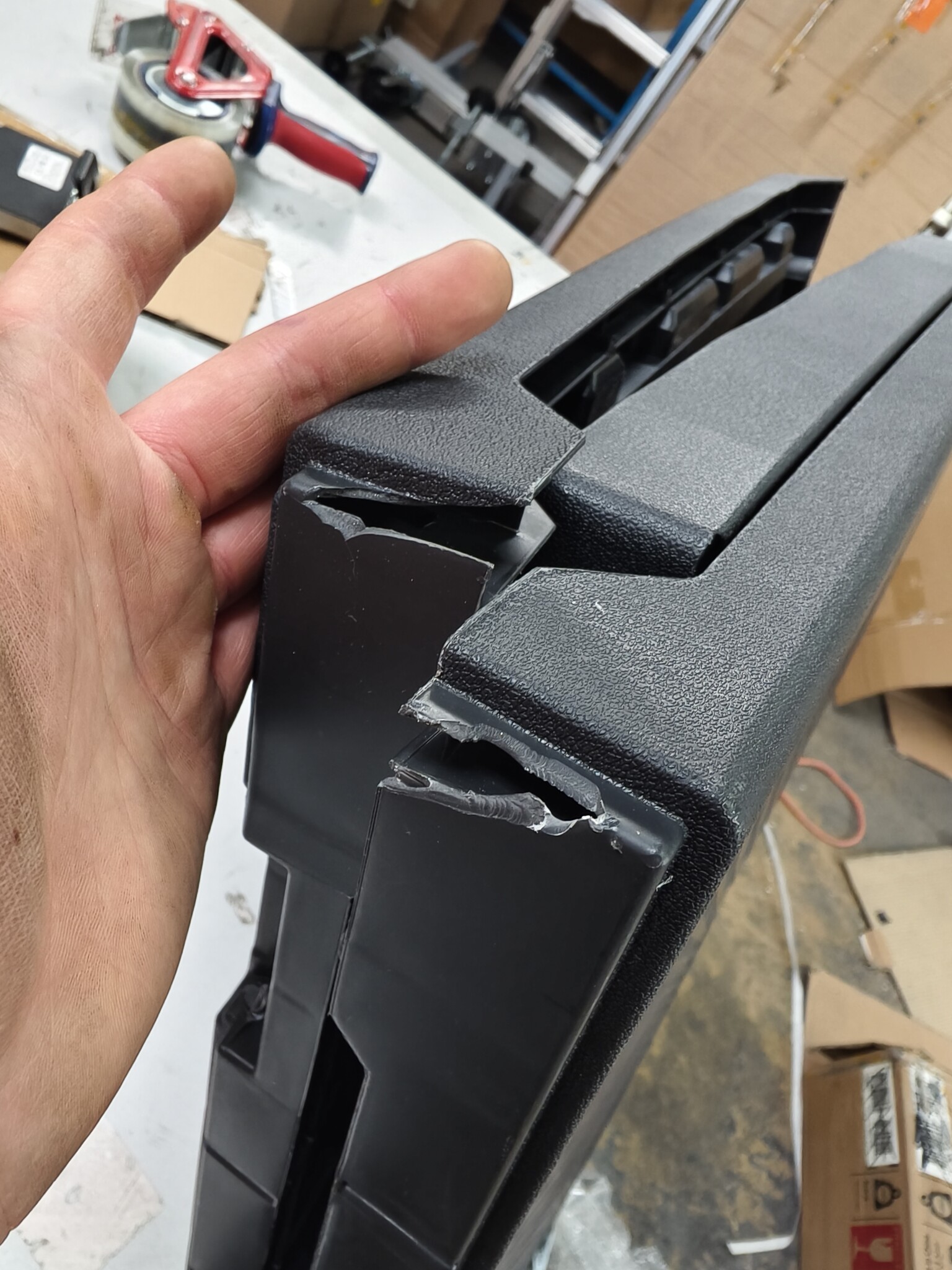 Tuinkussenbox 280L Grafiet - Hoekschade - 55% Korting!