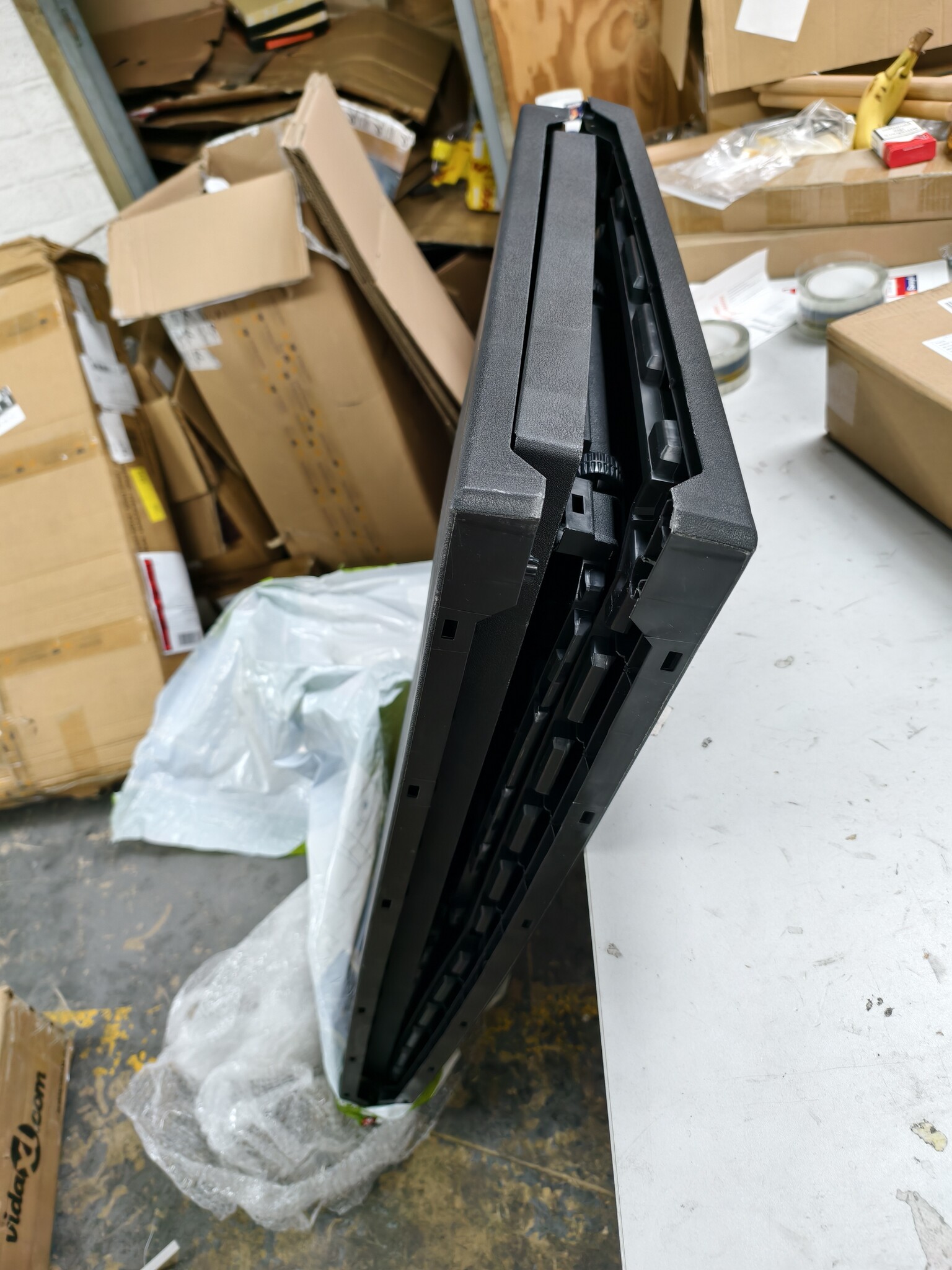 Tuinkussenbox 280L Grafiet - Hoekschade - 55% Korting!