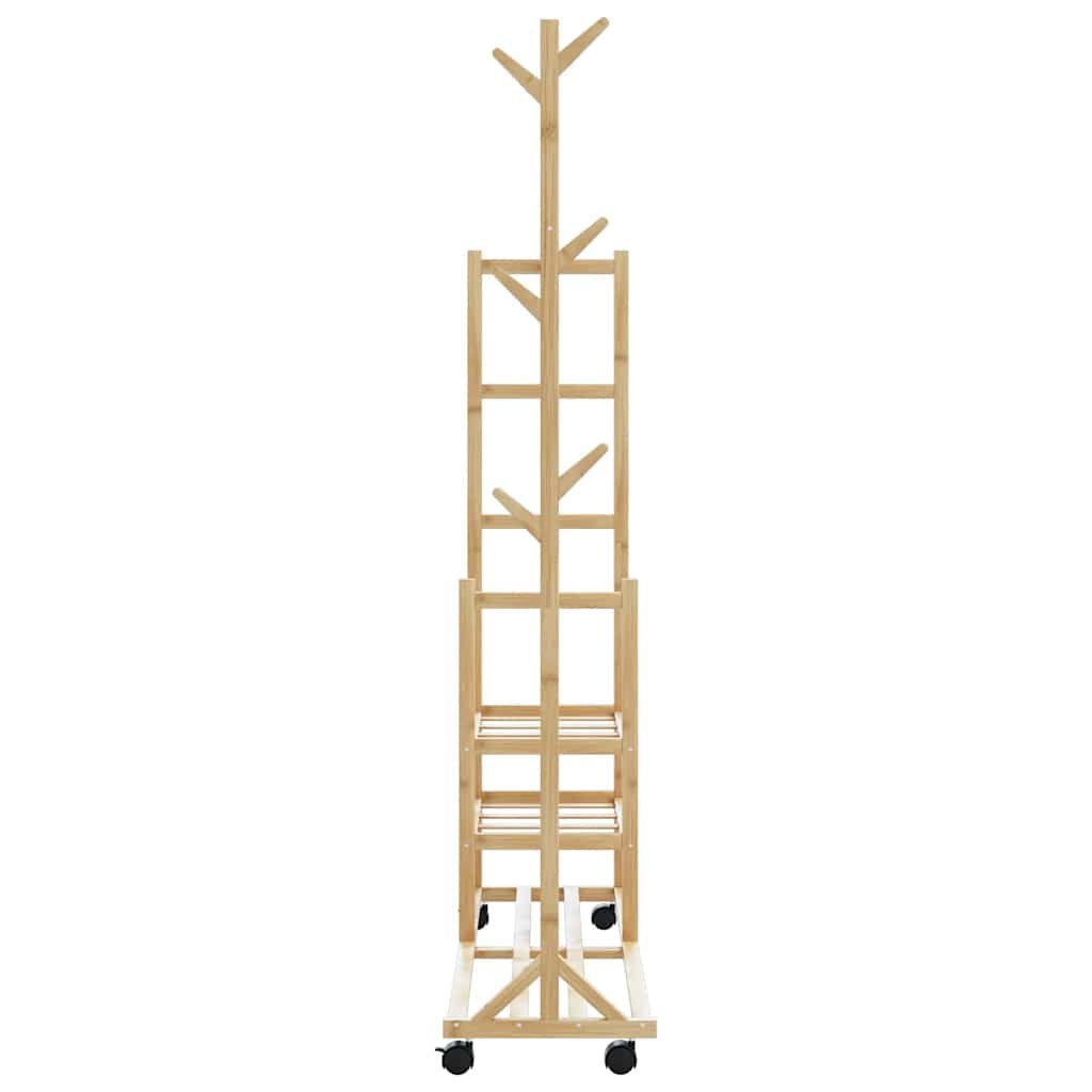 vidaXL Kledingrek Bamboe - 35% Korting! (Beschadigde verpakking)