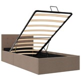 vidaXL Bedframe 90x200cm met Opbergruimte Taupe - 35% Korting!
