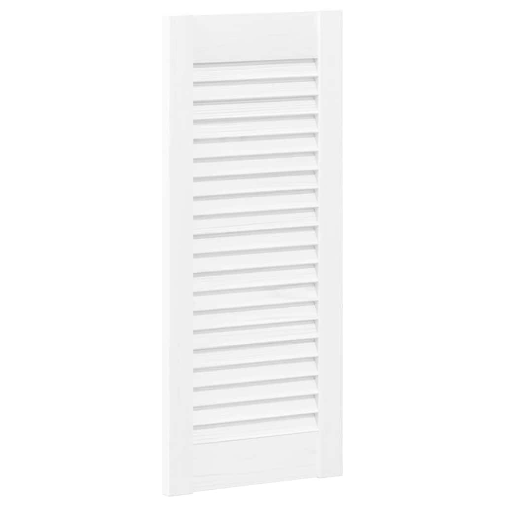 VidaXL Louvre Kastdeur Wit 61,5x29,5cm - 35% Korting!