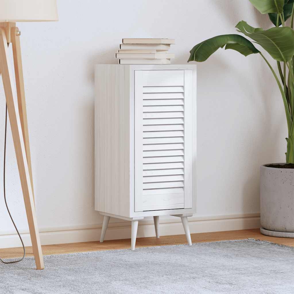 VidaXL Louvre Kastdeur Wit 61,5x29,5cm - 35% Korting!
