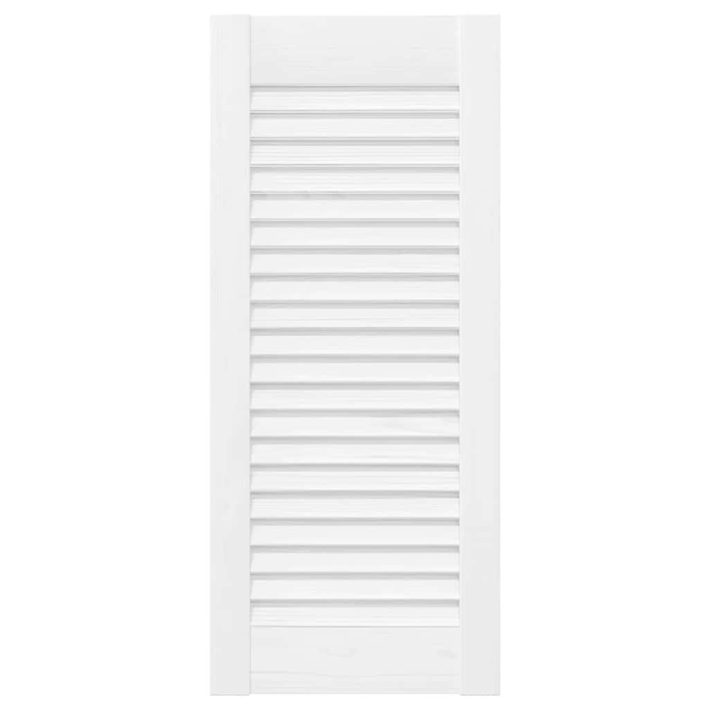 VidaXL Louvre Kastdeur Wit 61,5x29,5cm - 35% Korting!