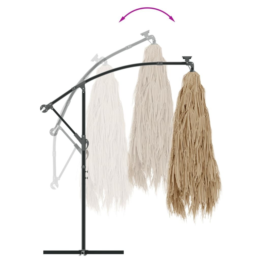 vidaXL Parasol Bruin 269x269cm - 35% Korting! (Outlet)