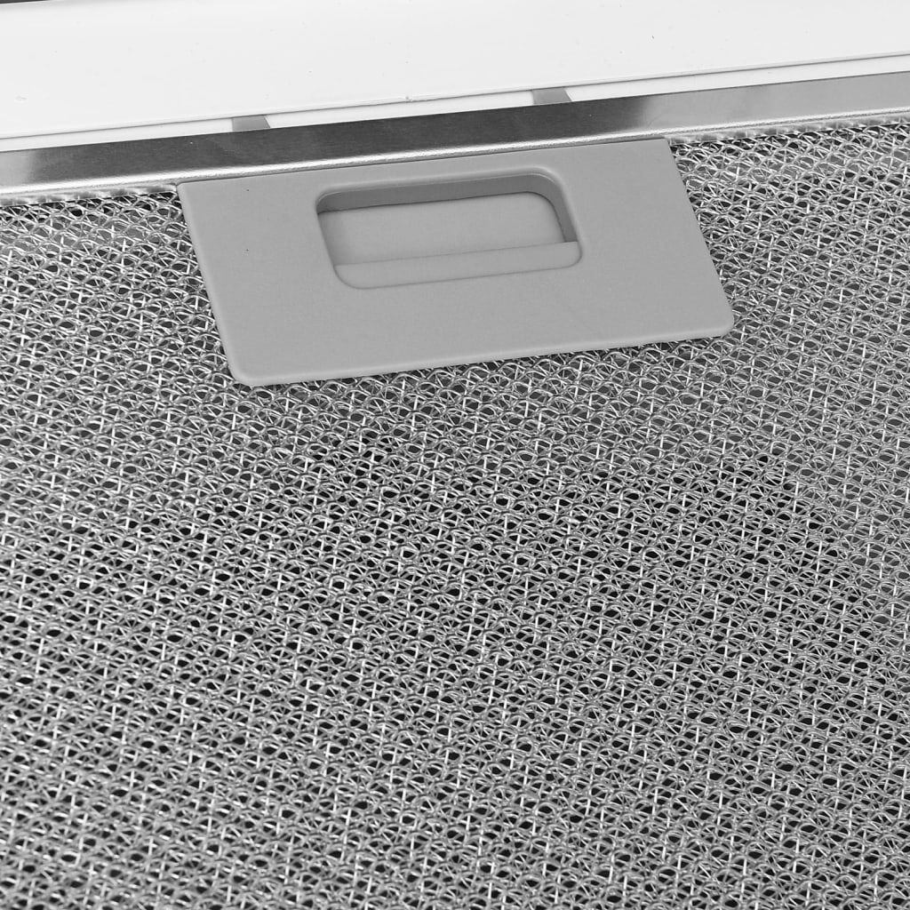 vidaXL Afzuigkap 90cm Wit - 41% Korting! (Roestvrij Staal/Glas)