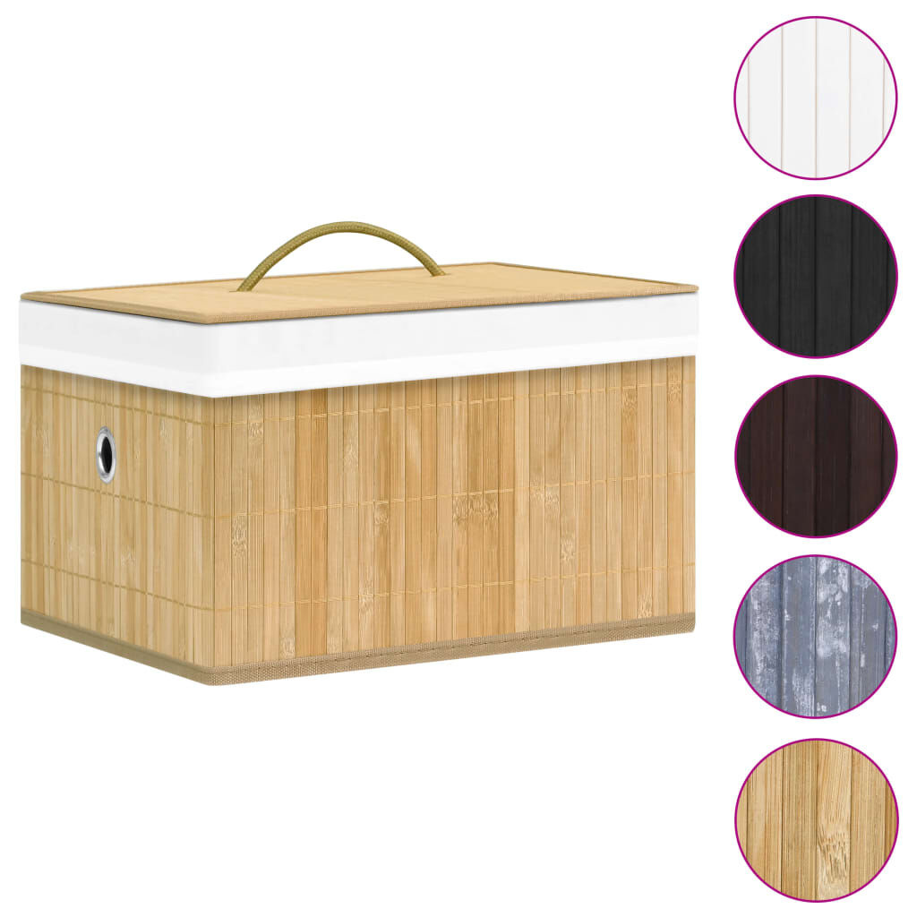 vidaXL Bamboe Opbergboxen (4 stuks) - 42% Korting!