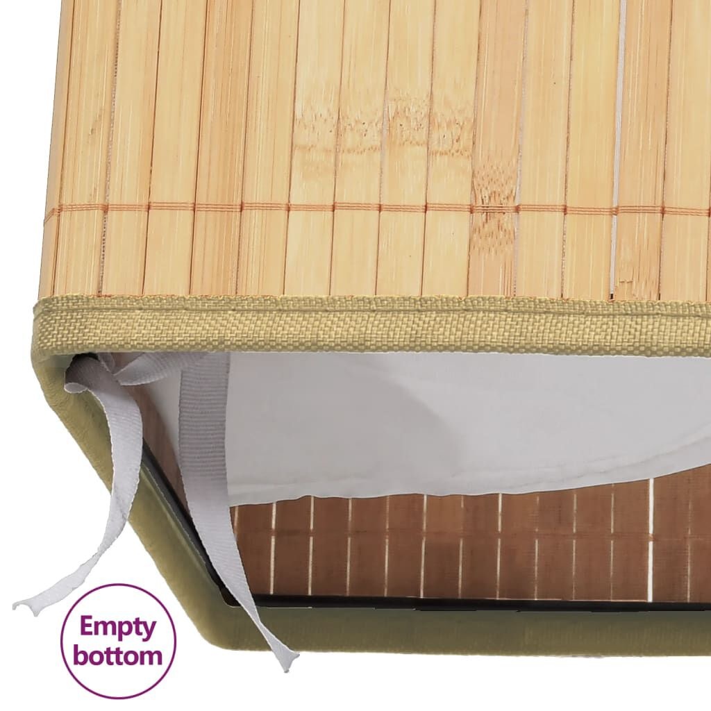 vidaXL Bamboe Opbergboxen (4 stuks) - 42% Korting!