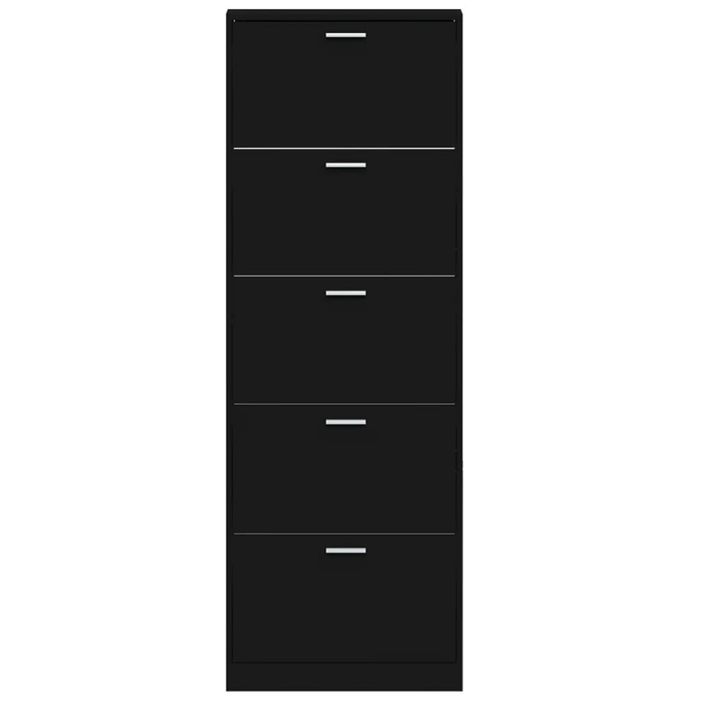 vidaXL Schoenenkast Zwart 59cm - 41% Korting!