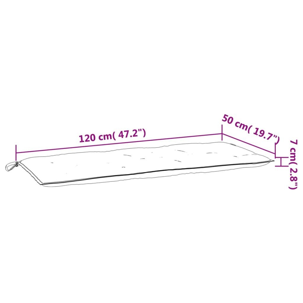 Tuinbankkussen Lichtgrijs 120cm - Zo Goed Als Nieuw! 42% Korting