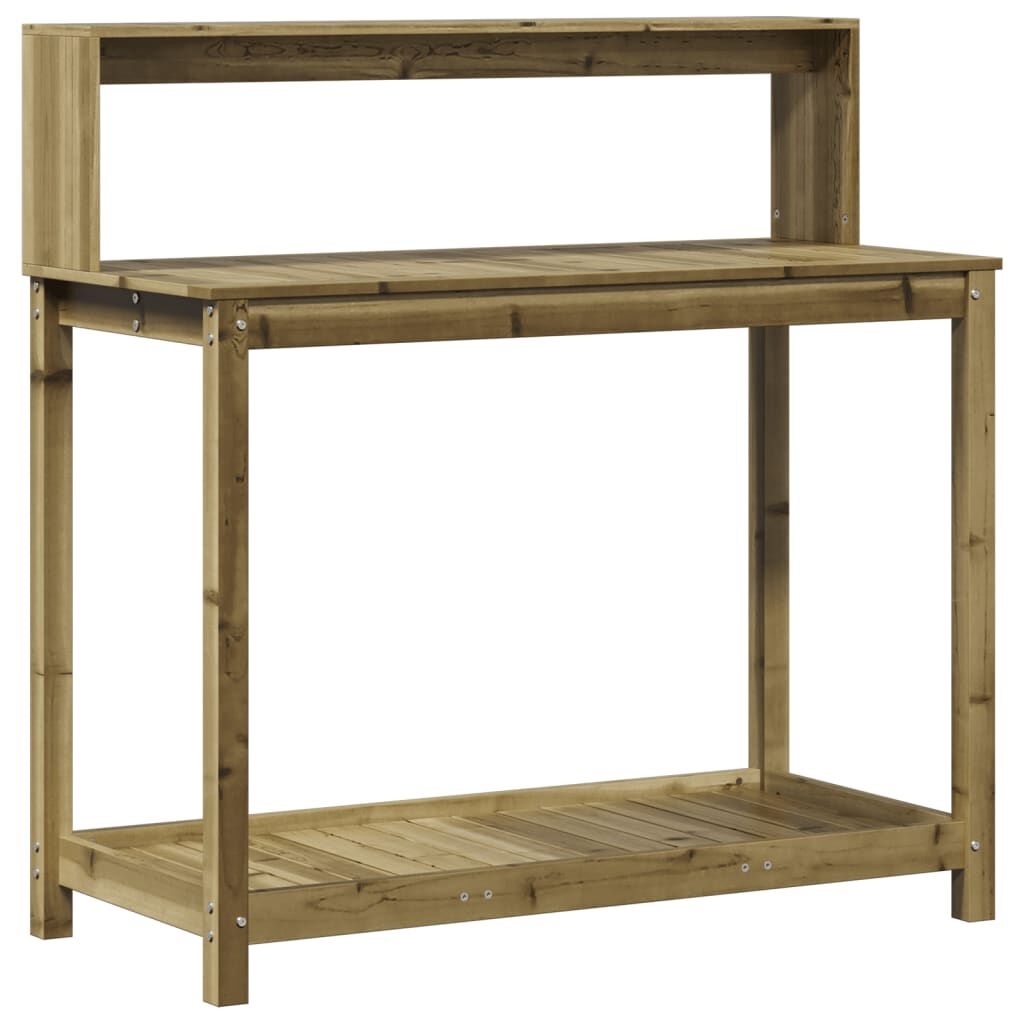 vidaXL Oppottafel Hout - 60% Korting! (Excl. Schroeven)