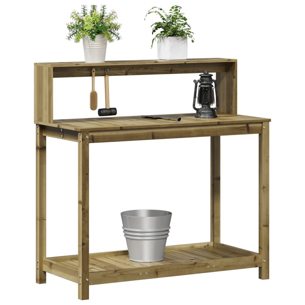vidaXL Oppottafel Hout - 60% Korting! (Excl. Schroeven)
