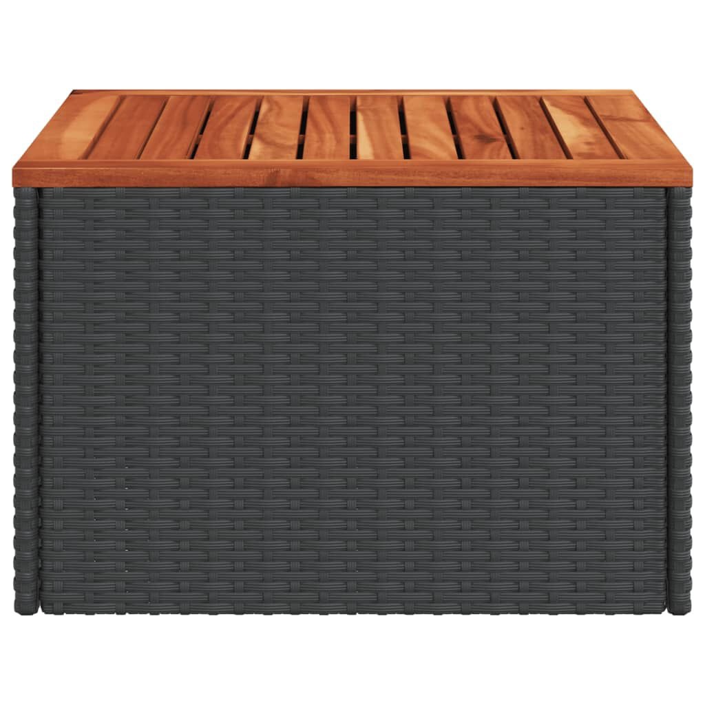 vidaXL Tuintafel Zwart 55x55cm - 35% Korting!