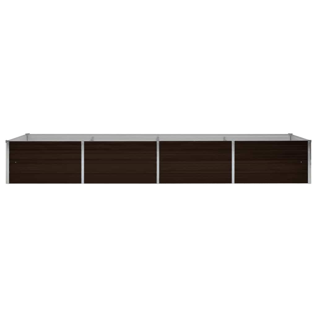 VidaXL Plantenbak Verhoogd 320cm - 45% Korting! Bruin Gegalvaniseerd
