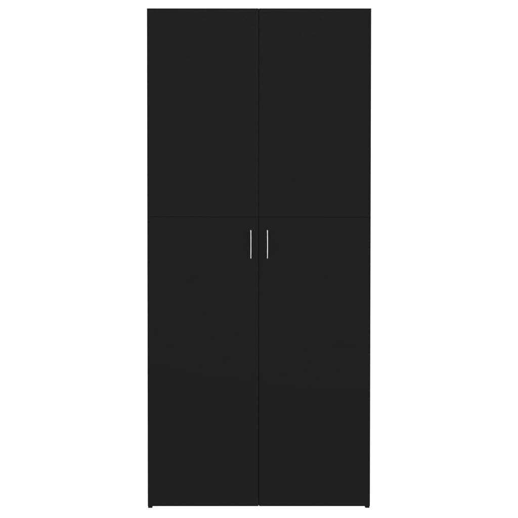 VidaXL Schoenenkast Zwart 80cm - 35% Korting!