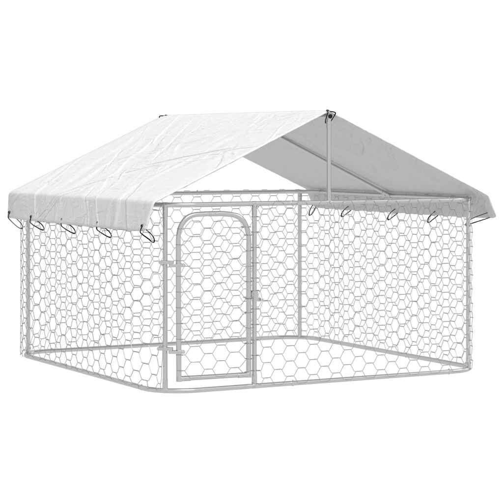 Hondenkennel met Dak 200x200x150cm - 35% Korting!