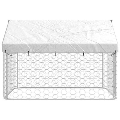Hondenkennel met Dak 200x200x150cm - 35% Korting!