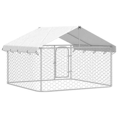 Hondenkennel met Dak 200x200x150cm - 35% Korting!