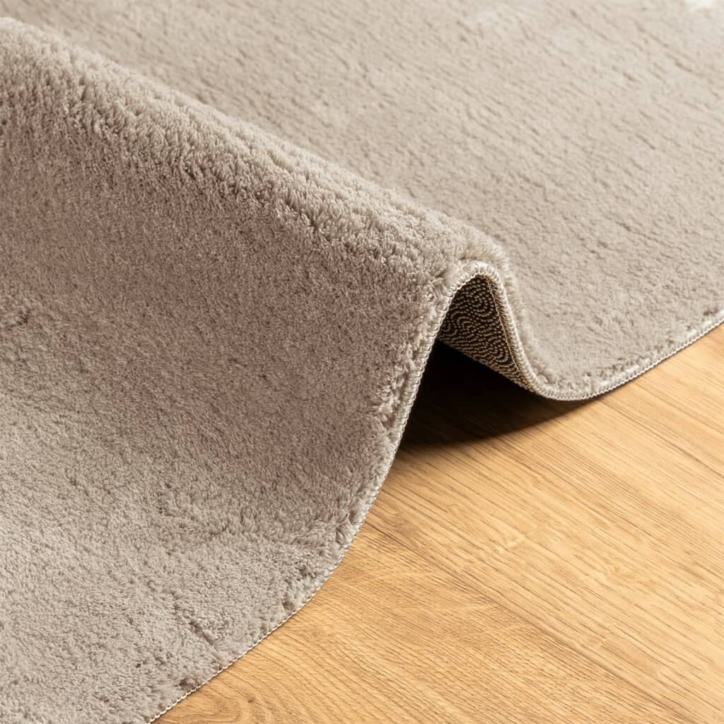 vidaXL Vloerkleed HUARTE 140x200 Zand -35%!