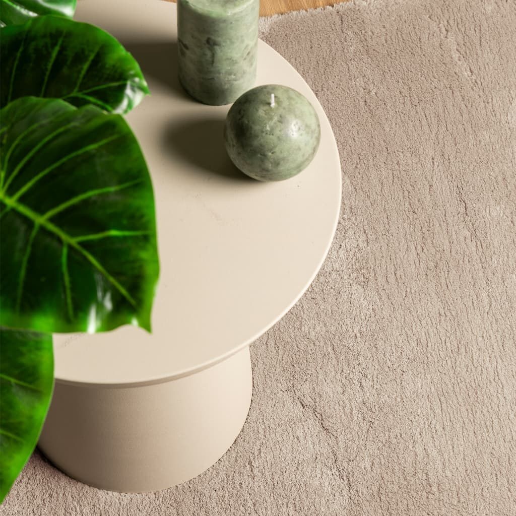 vidaXL Vloerkleed HUARTE 140x200 Zand -35%!