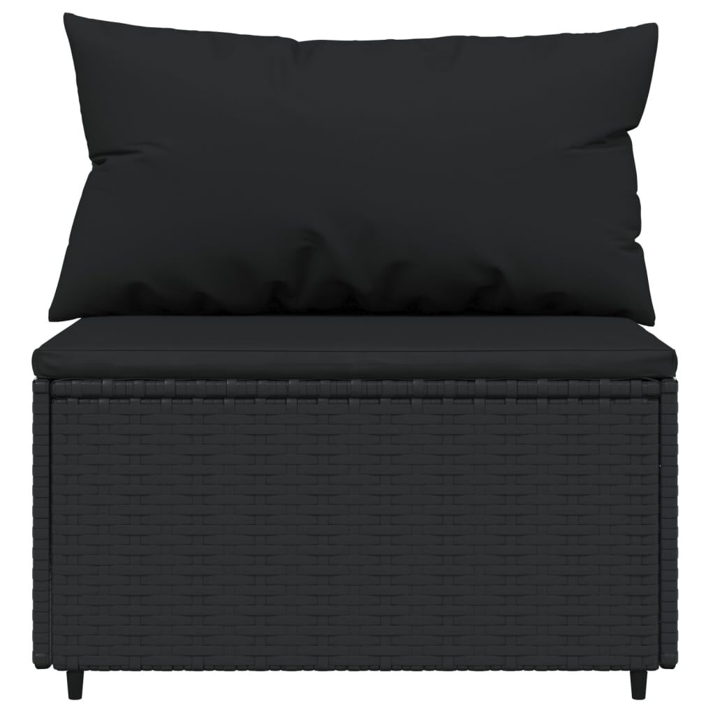 vidaXL Loungeset 3-delig Zwart - 35% Korting!