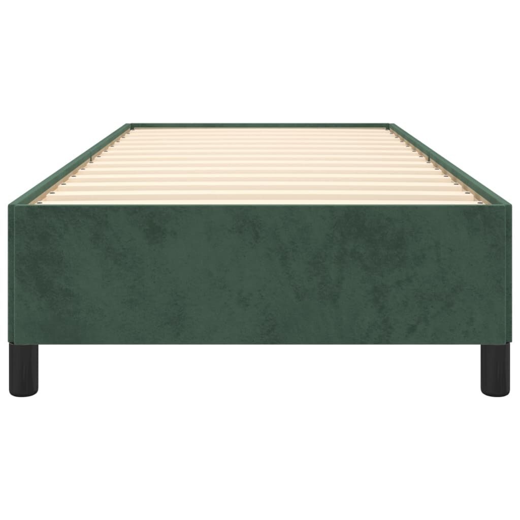 vidaXL Bedframe 90x190cm Donkergroen Fluwel - 35% Korting!