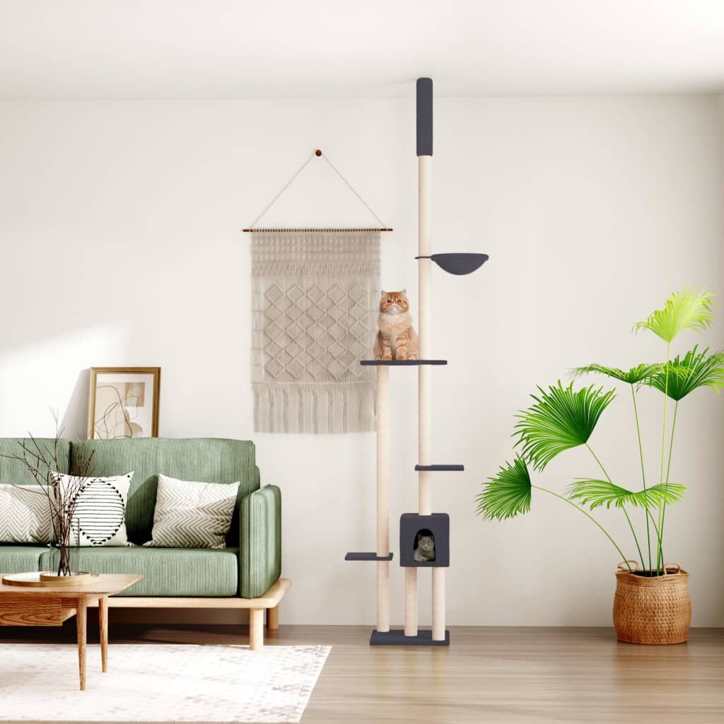 Kattenmeubel Plafond - Donkergrijs - vidaXL - 35% Korting!