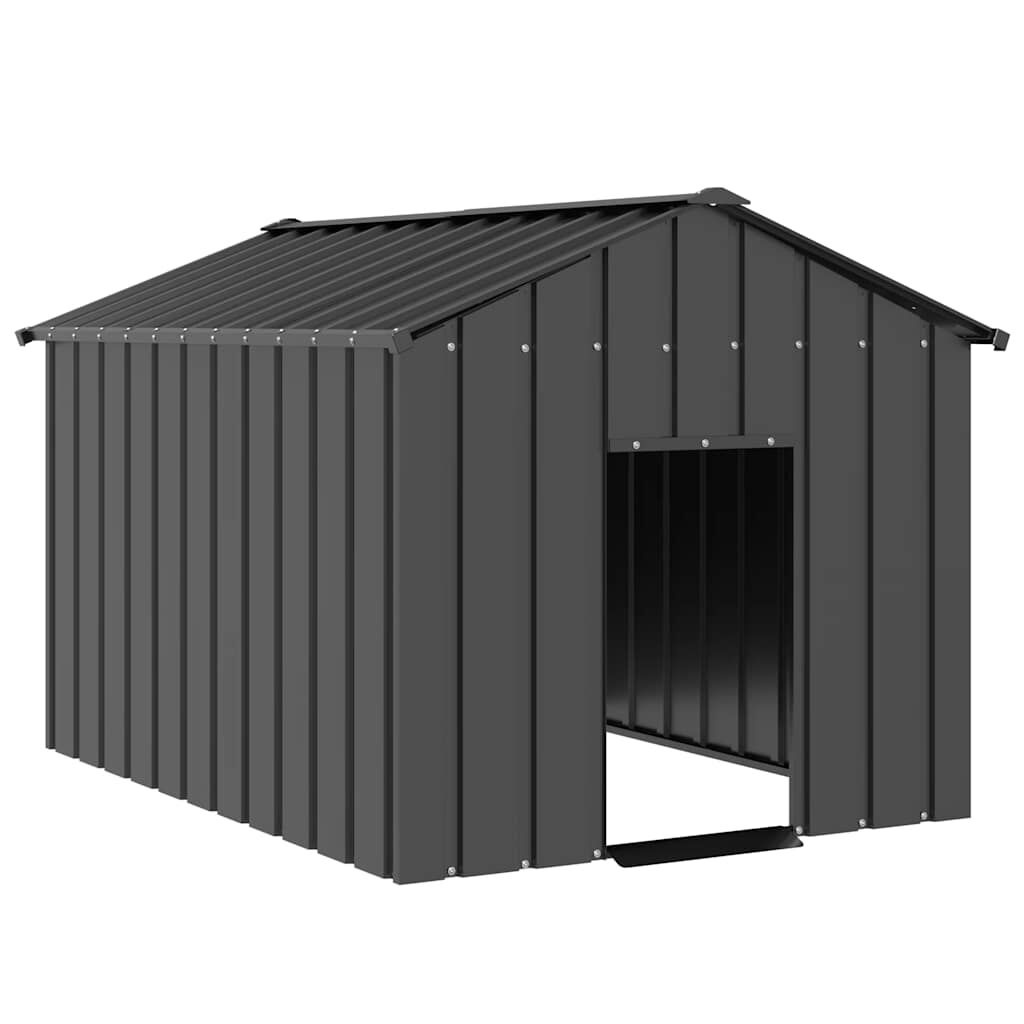 VidaXL Hondenhok Gegalvaniseerd Staal 113x153x101cm - 35% Korting!