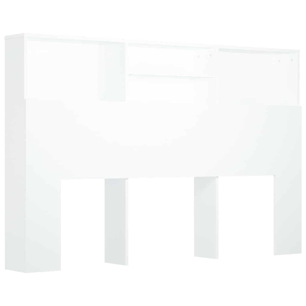 vidaXL Hoofdbordkast Wit 160cm - 35% Korting!