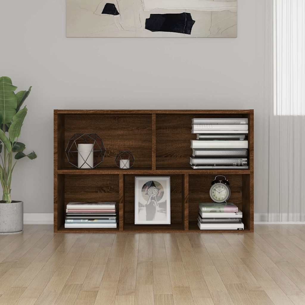vidaXL Boekenkast/Dressoir Bruin Eiken - 35% Korting!