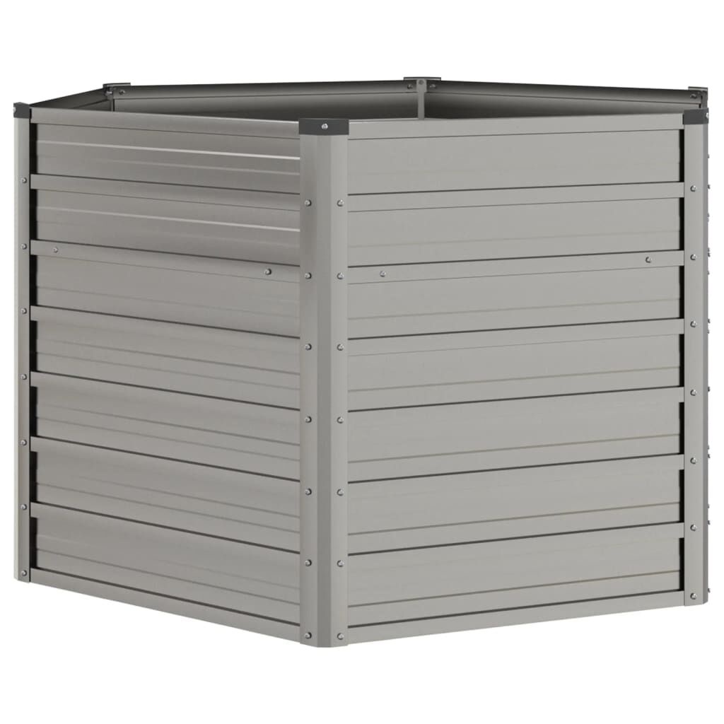 vidaXL Verhoogde Plantenbak Cortenstaal 129x129 - 35% Korting!