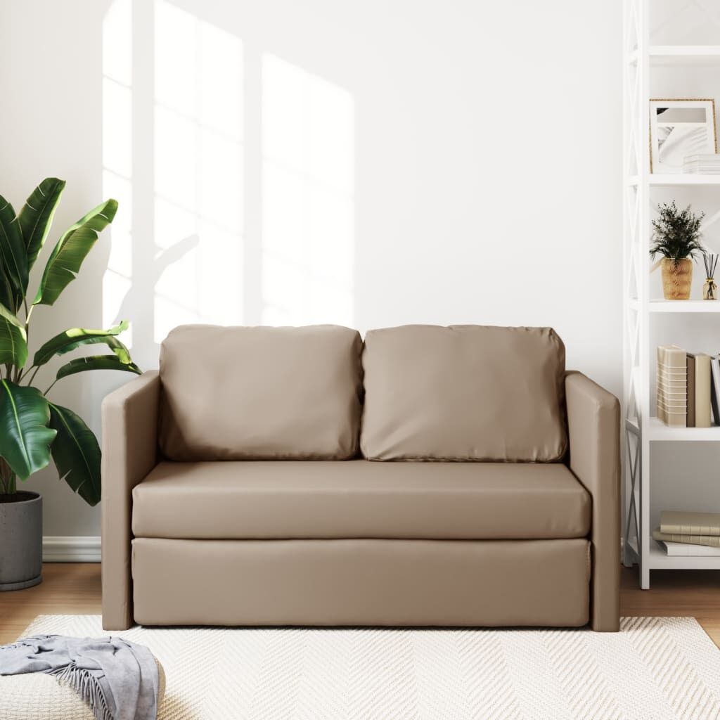 VidaXL 2-in-1 Slaapbank Cappuccino - 35% Korting!