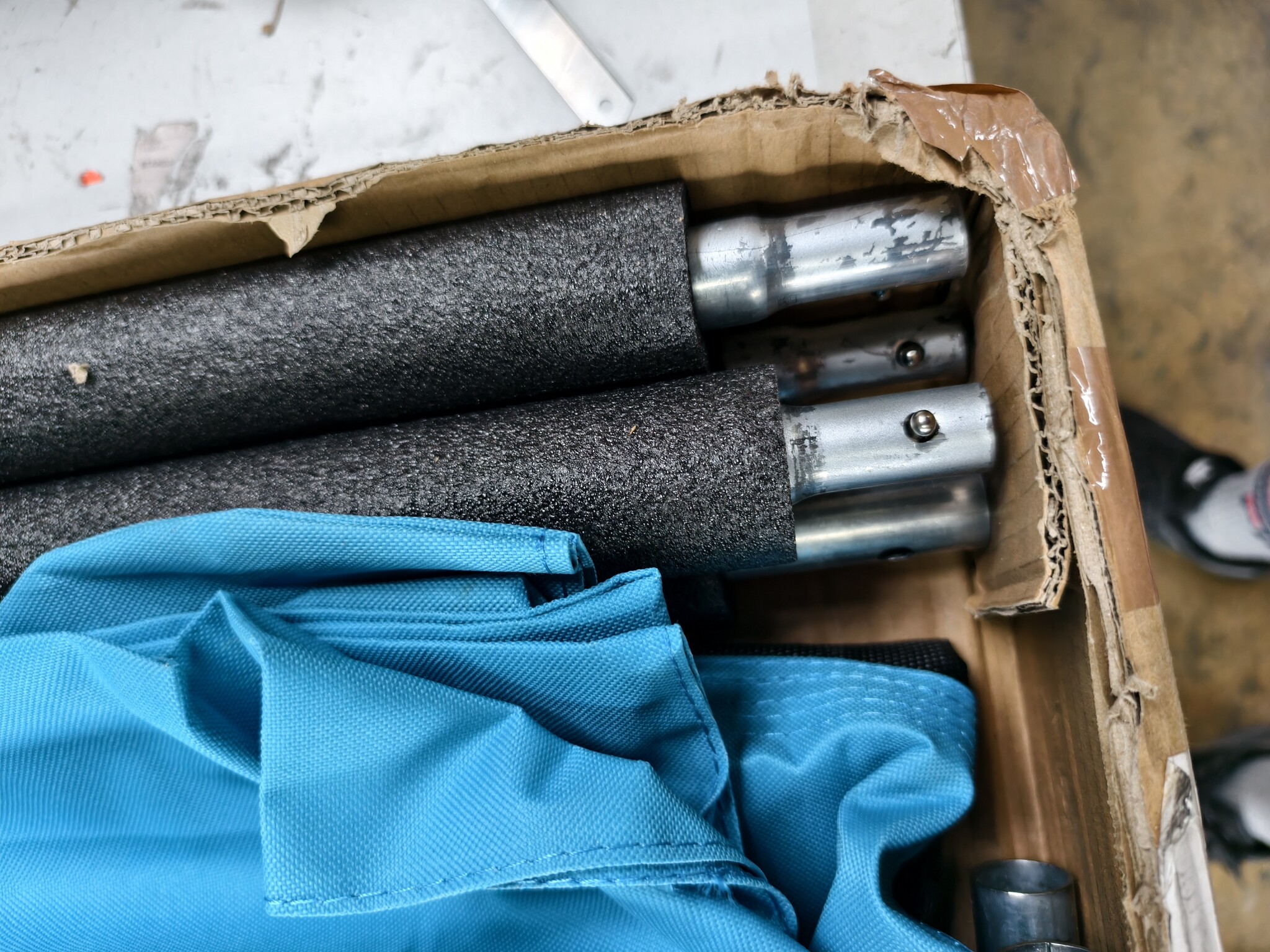XXL Nestschommel Blauw - Gebruikt, Scheur - 55% Korting!
