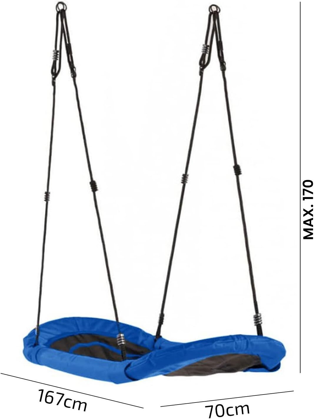 XXL Nestschommel Blauw - Gebruikt, Scheur - 55% Korting!