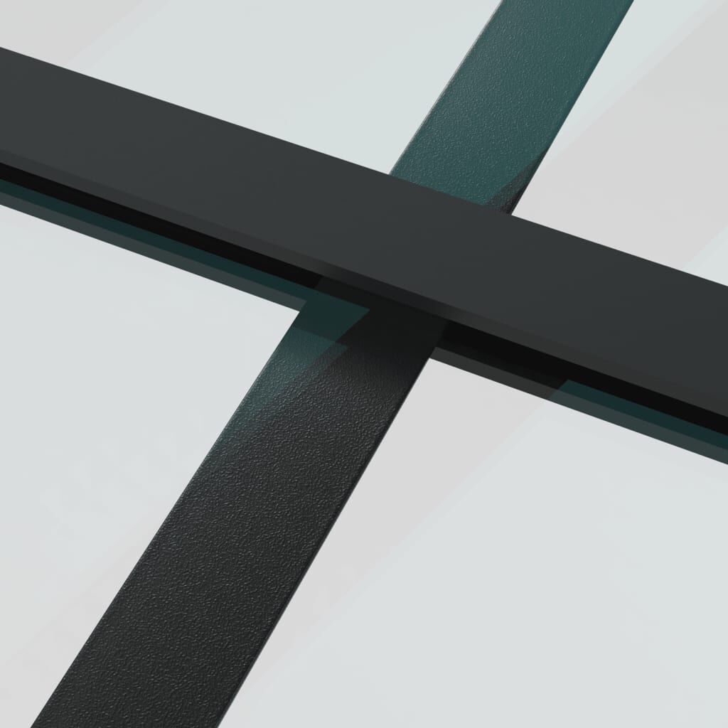Schuifdeur Glas & Aluminium 76x205cm Zwart - 35% Korting!