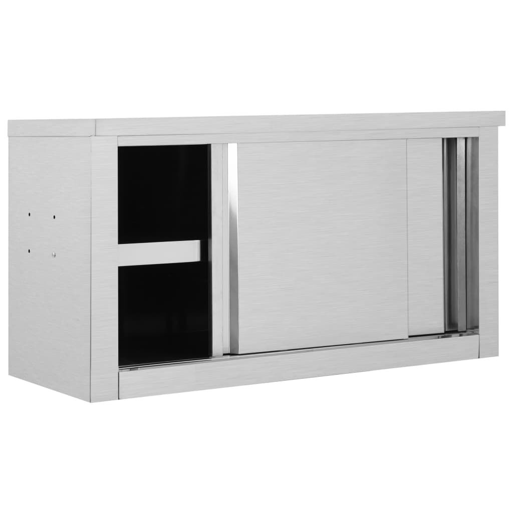 Keukenwandkast RVS 90cm - 35% Korting! (Beschadigd)