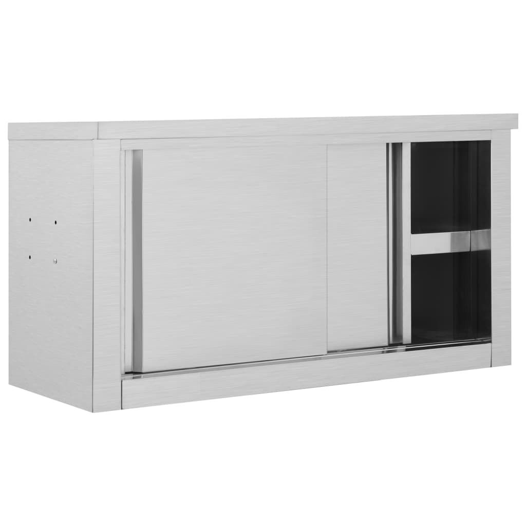 Keukenwandkast RVS 90cm - 35% Korting! (Beschadigd)