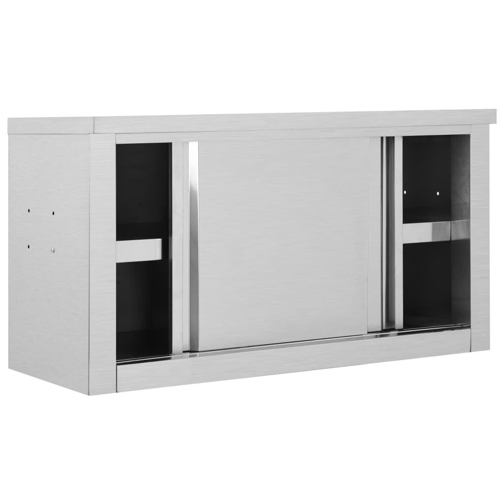 Keukenwandkast RVS 90cm - 35% Korting! (Beschadigd)